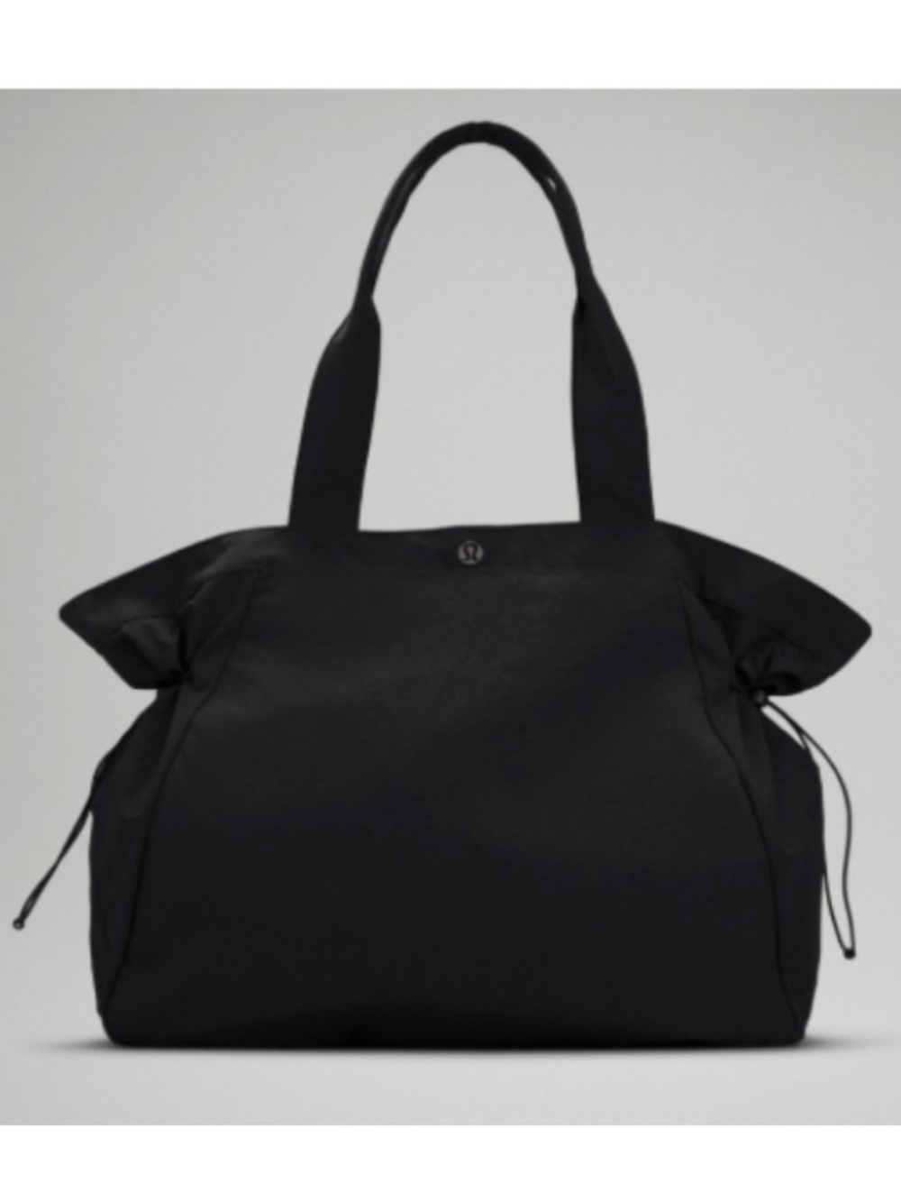 lululemon athletica Black Side Cinch Everyday shopper Tote bag large 18L